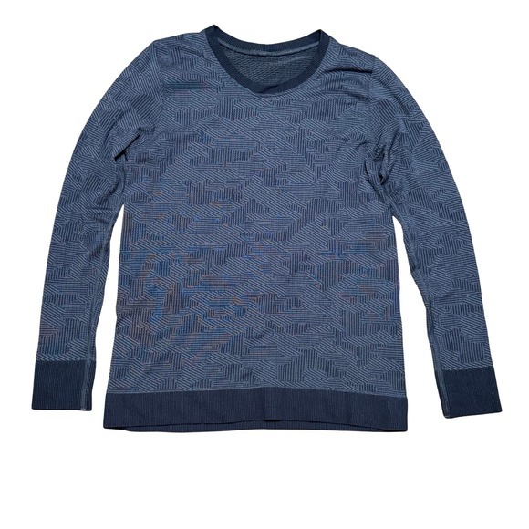 lululemon athletica Tops - Lululemon Gray Camo Asphalt Swiftly‎ Breathe Top Long Sleeve Small-Flawed